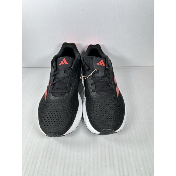 Size 10 Mens adidas DURAMO SL SHOES Core Black / Solar Red / Grey Six IF9483 NEW - Picture 2 of 8